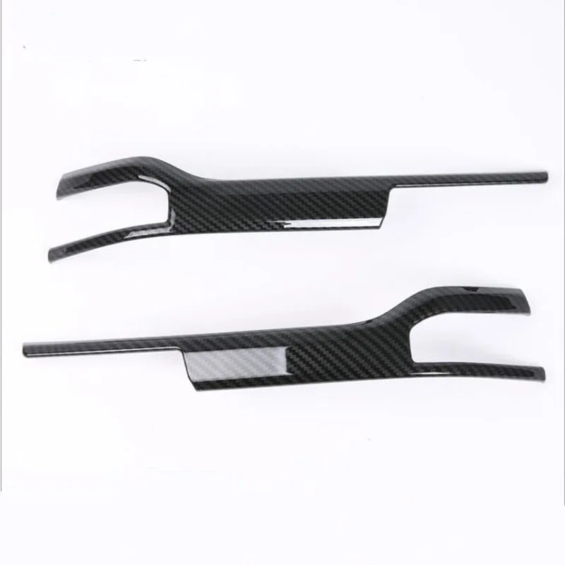 For Hyundai ix35 2018 2PCS ABS Chrome Carbon Fiber Car Side Door Rearview Mirror Protect Strip Cover Trim Styling Accessory | Автомобили и