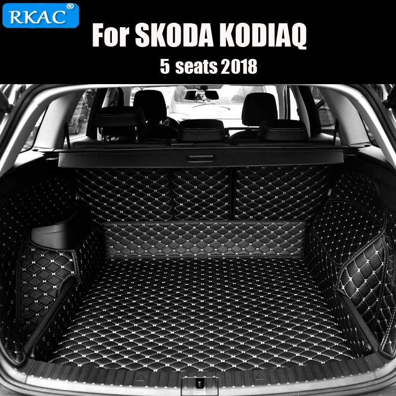 Высоко Качественные маты! Специальные коврики для багажника автомобиля Skoda Kodiaq