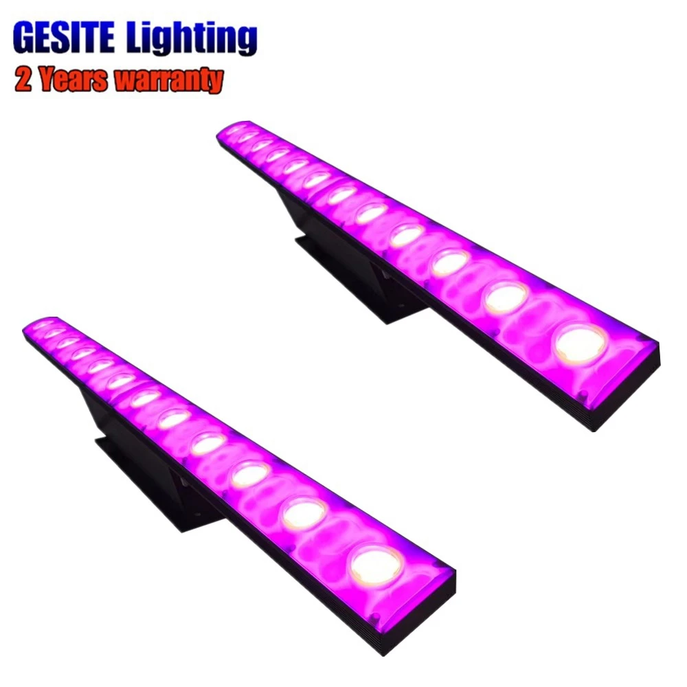 2pcs/lot colorful rgb Led Wall Washer 12x3w Yellow Color DMX Bar Stage Light  Лампы и освещение