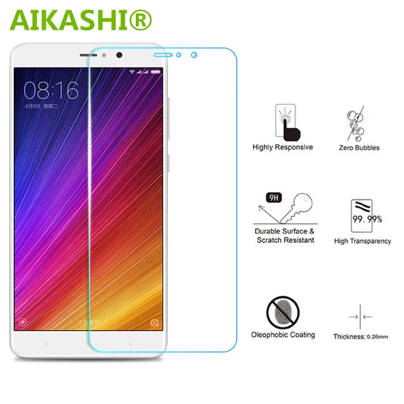 Высококачественное закаленное стекло AIKASHI 9H HD для Xiaomi Redmi 3 3s Note 2 4 pro redmi x Mi5