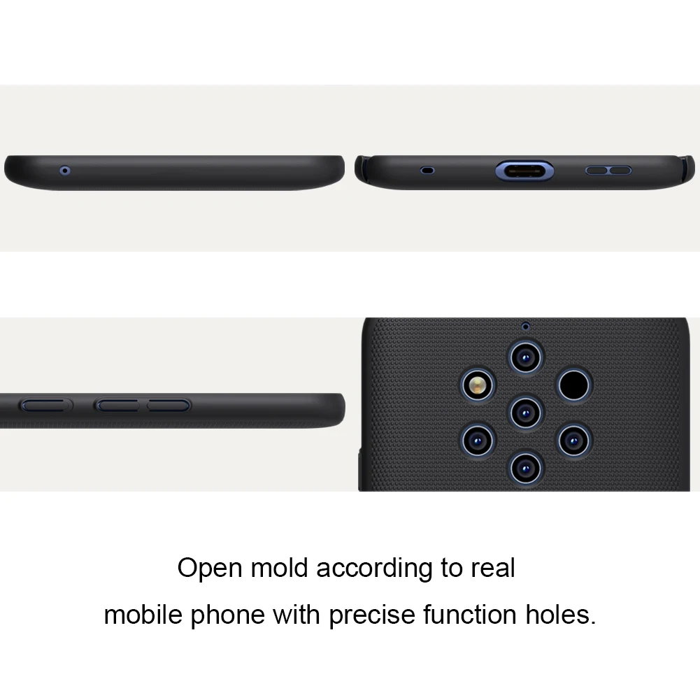 Для Nokia 9 PureView чехол Nillkin матовый щит жесткая задняя крышка из ПК роскошный