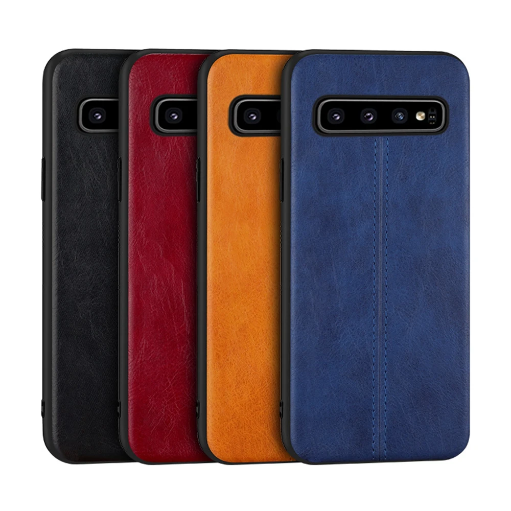 Eqvvol Роскошный PU кожаный чехол для Samsung Galaxy S10 S9 S8 Plus S10E Note 8 9 противоударный