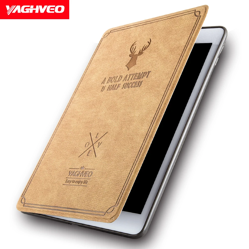 Защитный чехол в стиле ретро для IPad mini 1/2/3 с рисунком оленя ударопрочный смарт