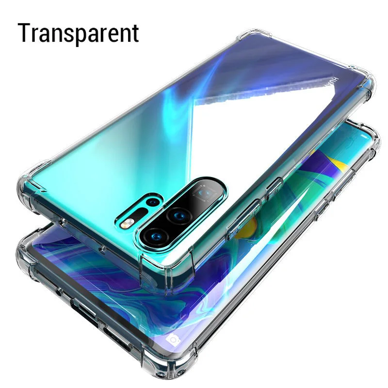 PZOZ P20 чехол для huawei P20 P30 Lite Pro роскошный противоударный силиконовый ТПУ мягкий чехол для телефона huawei P20Pro Nova 3e 4e 20 p20lite - Цвет: Transparent