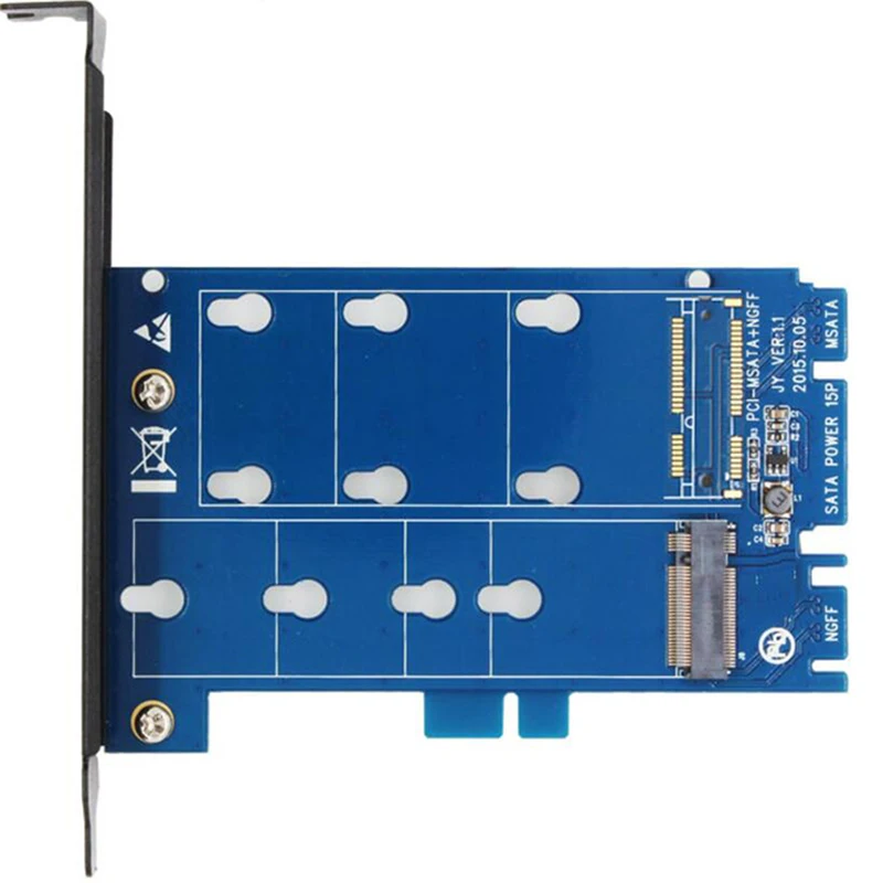 NGFF M.2 SATA &amp mSATA TO SATA3 adapter card dual interface two with conversion High Speed Support ALL Size | Компьютеры и офис