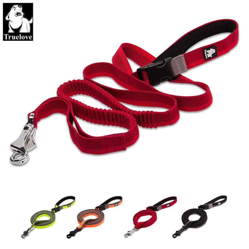 Running Bungee Dog Leash Hands free leash for dog Adjustable Nylon Elastic Retractable Lead dogs Jogging Walking Red | Дом и сад