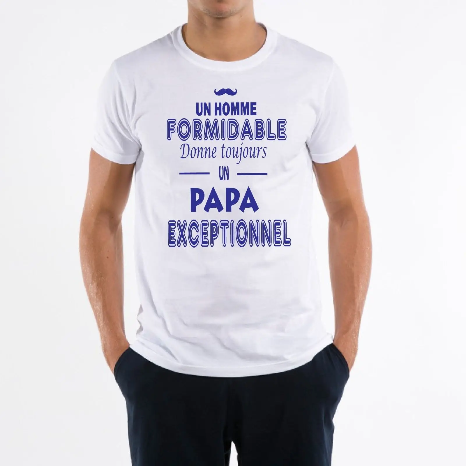 Футболка Homme ООН грозным... папа exceptionnel |