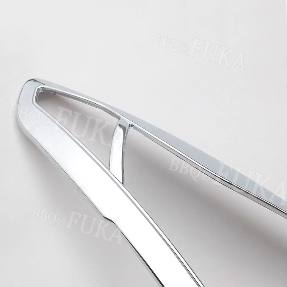 Налобный фонарь для Hyundai Santa Fe ix45 2013 2014 2015|abs chrome|head light coversanta fe chrome |