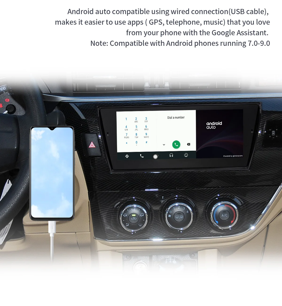 Joying Android 8,1 Octa Core 4G+ 64G автомобильное аудио-радио головное устройство для Toyota Corolla Стерео GPS; Мультимедийный проигрыватель
