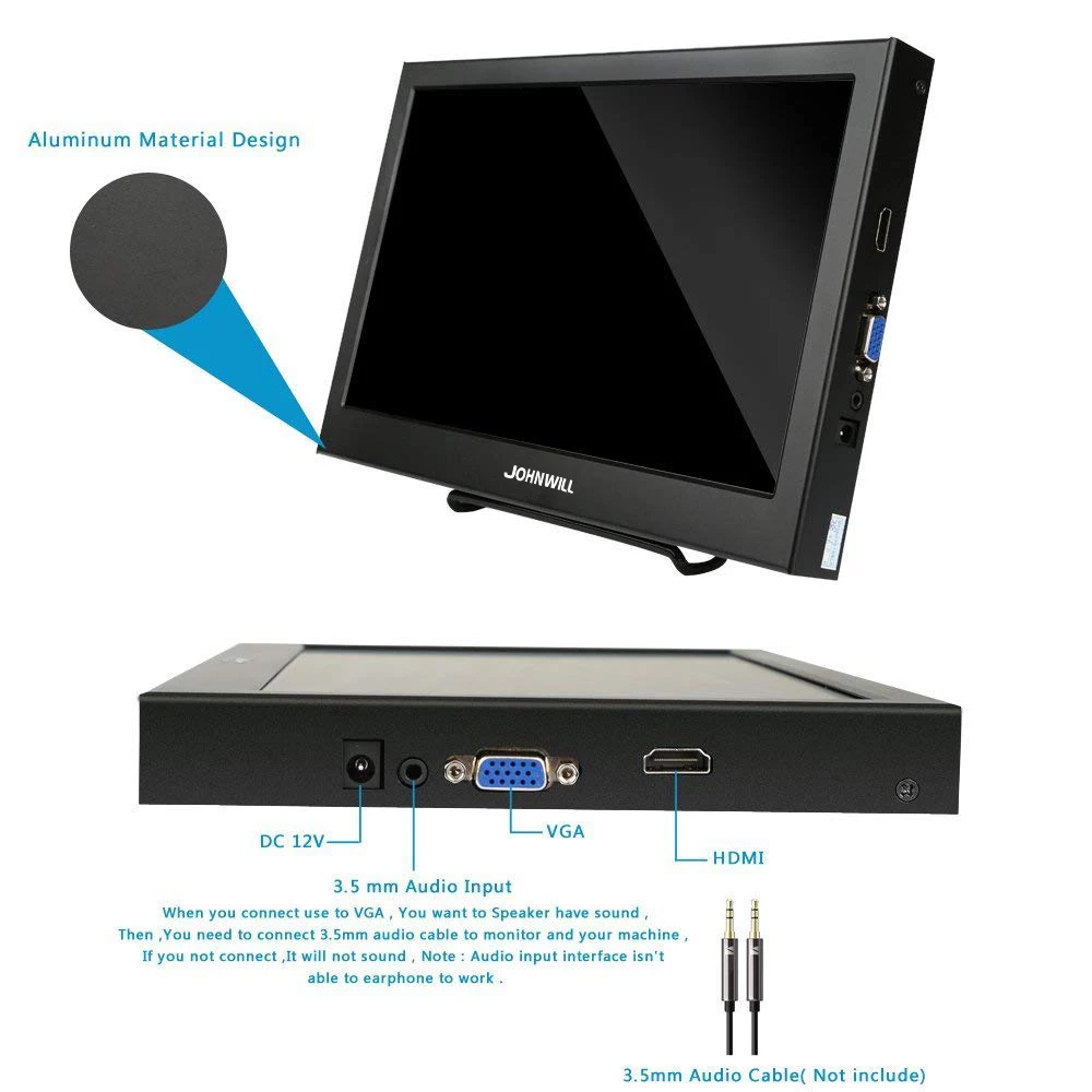 10 1 дюймов 1280x800 ips HD разрешение портативный ЖК игровой монитор ПК для PS3/PS4/XBOx360 с