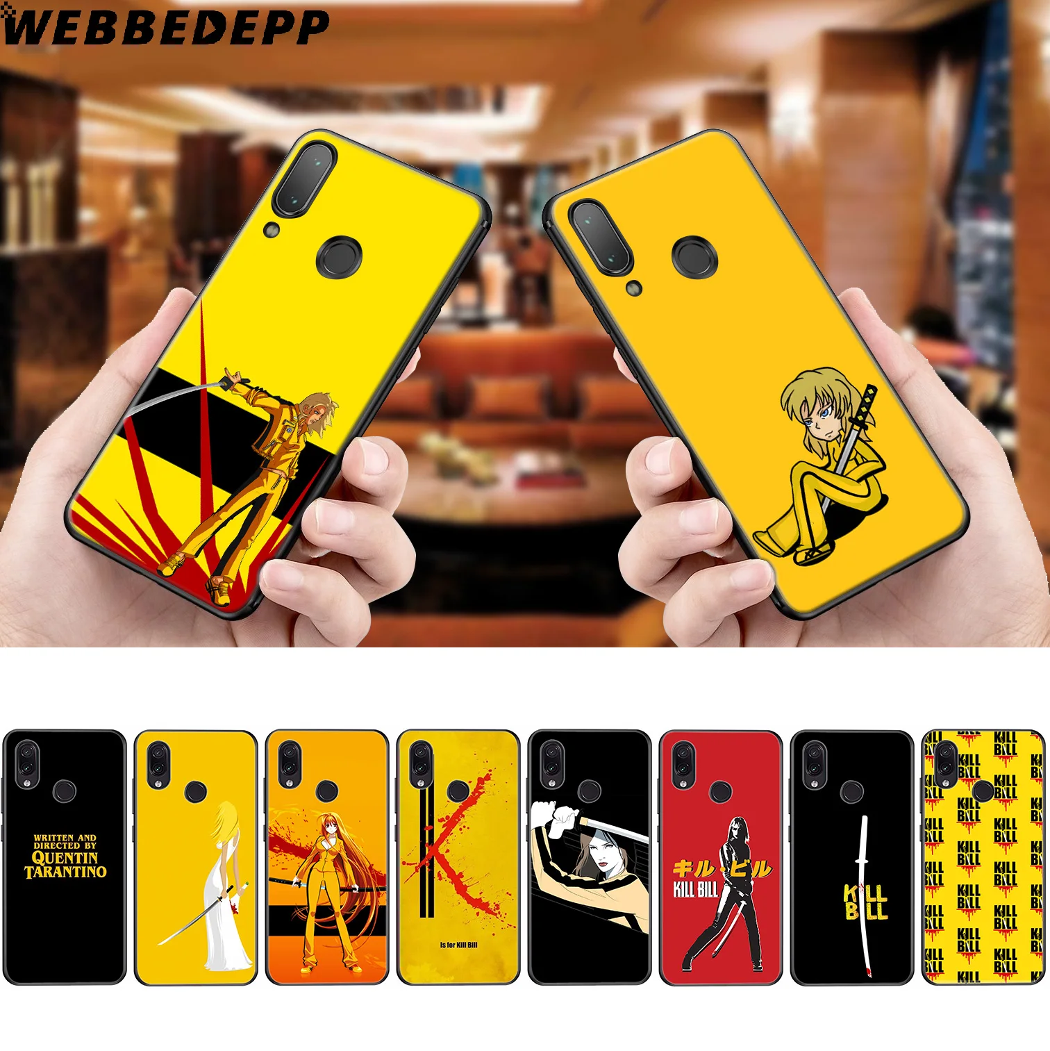 WEBBEDEPP Kill Bill Movie Soft Case for Xiaomi Redmi K20 7A 4A 4X 5 5A 6 6A S2 Note 8 4 7 Pro Plus Prime |