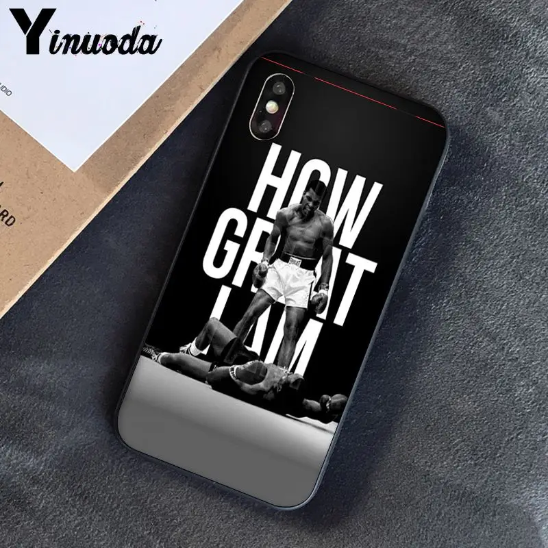A4 Yinuoda Muhammad Ali бокс Чемпион Новинка чехол для телефона Fundas чехол для iPhone 8 7 6 6S 6Plus X XS MAX 5 5S SE XR Fundas Capa - Цвет: A4