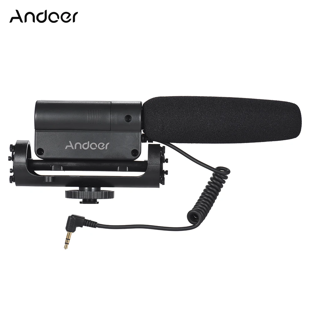 Andoer Запись конденсаторный микрофон фотография интервью кардиоидный