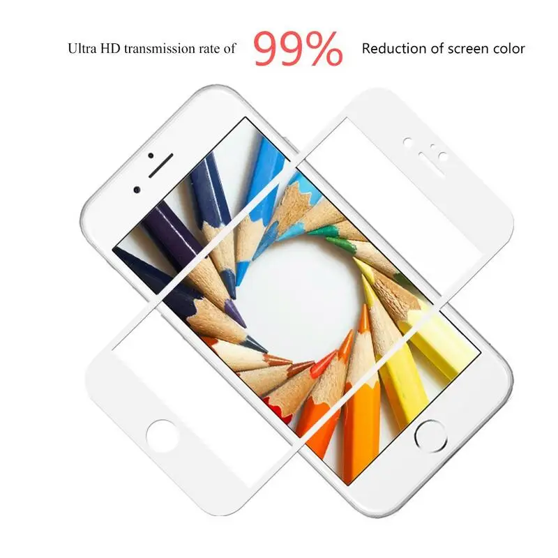 Для iPhone 11 Pro Max XS XR 9H полное покрытие закаленное стекло для X 6 6s 7 8 Plus 5 5S SE 5C Защитная