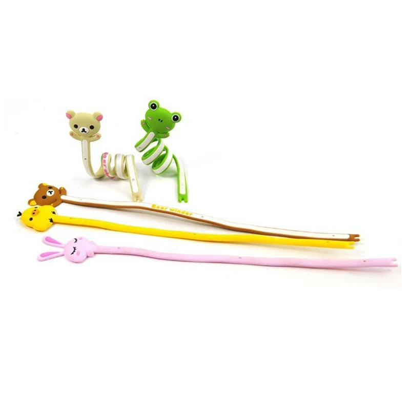 Устройство для намотки кабеля передачи данных Qversion of cute animal relaxed bear series strip organizer