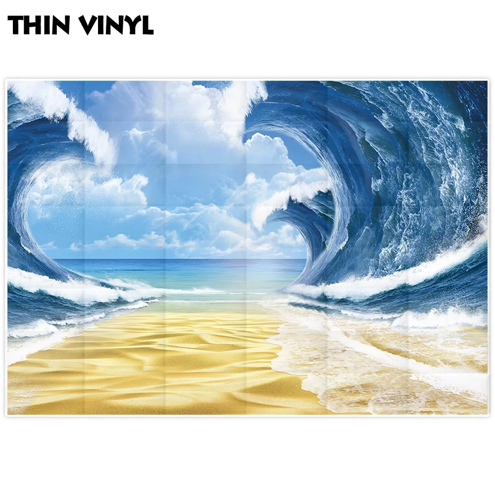 Фон для фотосъемки Allenjoy летние праздники пляж морские волны фантазия украшение