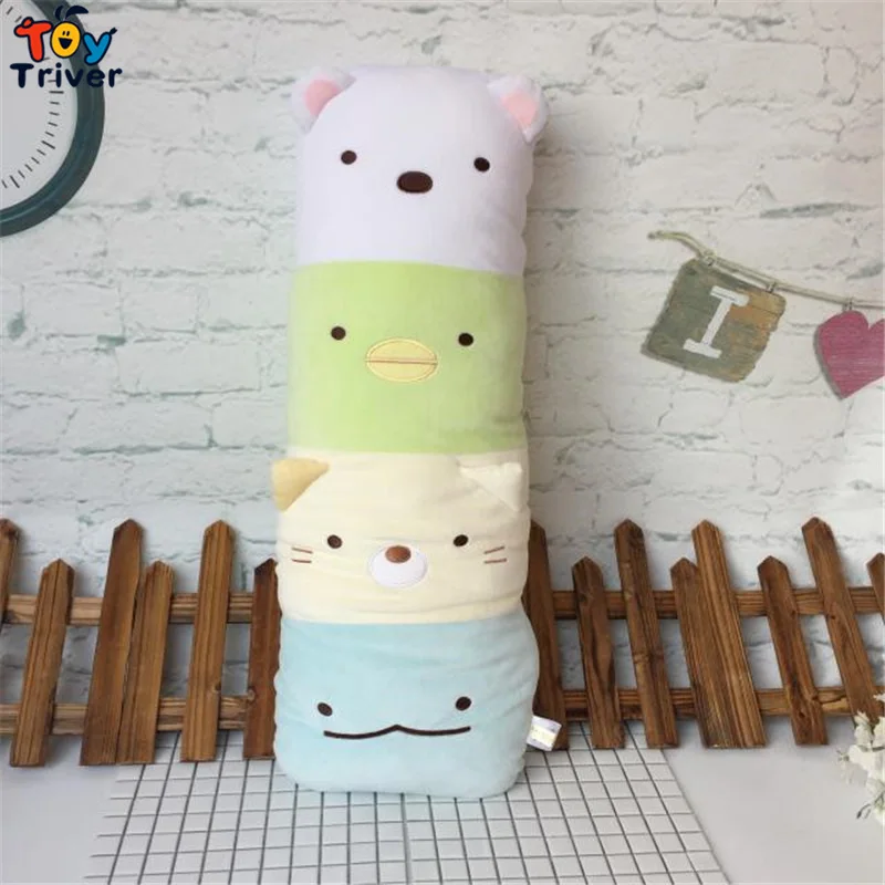 Японский аниме Sumikko Gurashi коты Медведь Подушка мультяшная плюшевая игрушка