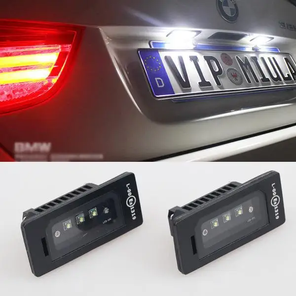 

2x безошибосветильник ка номерного знака светодиодный Cr ee для BMW E90 M3 E92 E70 M4 F30 E93 E60