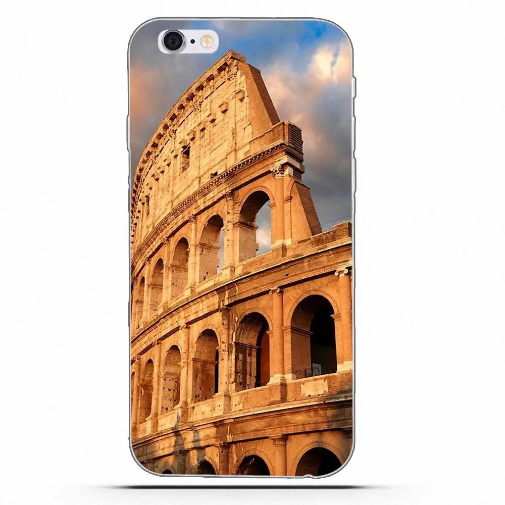 Soft Best Cases For Huawei G7 Y6 II Y7 Xiaomi Redmi Note 2 3 5 Mi 4 4C 4I 5S 5X 6X 8 SE Pro Vintage Colosseum Rome Italy S | Мобильные