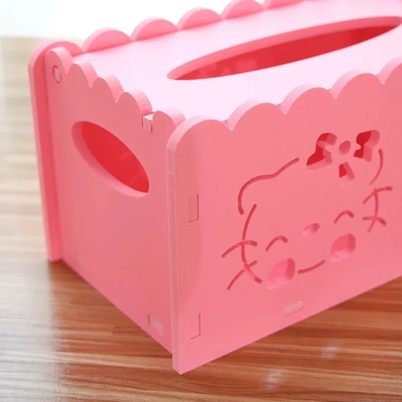 Коробка для салфеток с героями мультфильмов Hello Kitty коробка домашнего декора