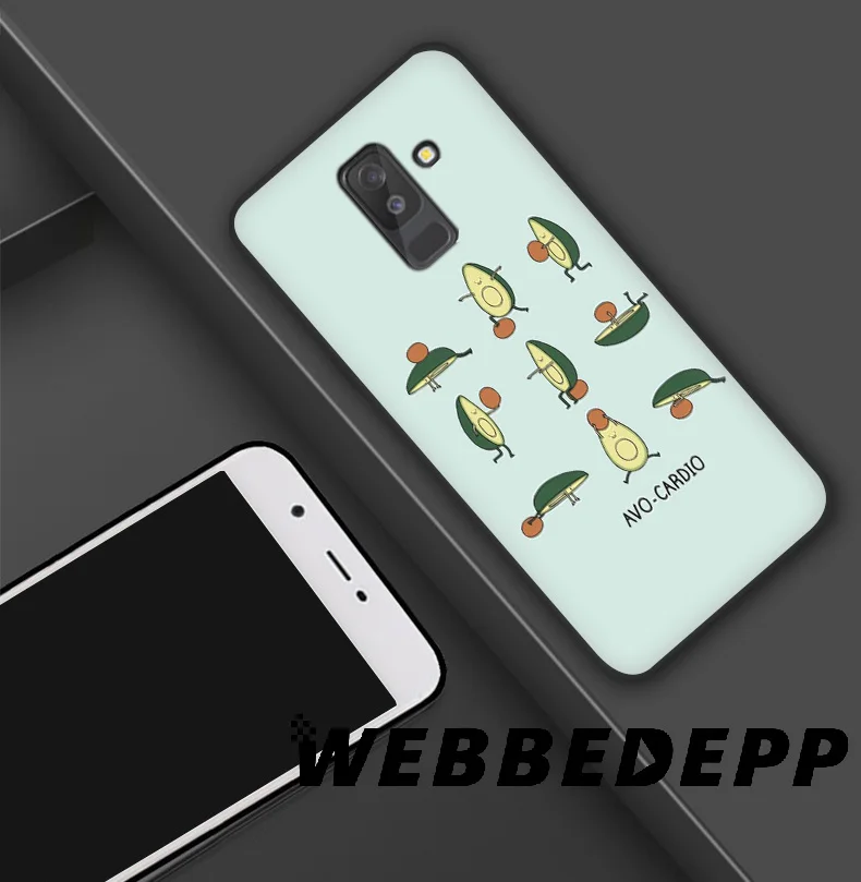 WEBBEDEPP Avo Cardio Avocado Мягкий ТПУ силиконовый чехол для Samsung Galaxy S10 S10e S9 S8 Plus S7 S6 Edge &amp J6 |