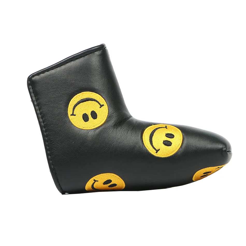 small black Гольф головы Чехлы Для Гольфа Клюшки подходят прямой белый черный на выбор - Цвет: small black
