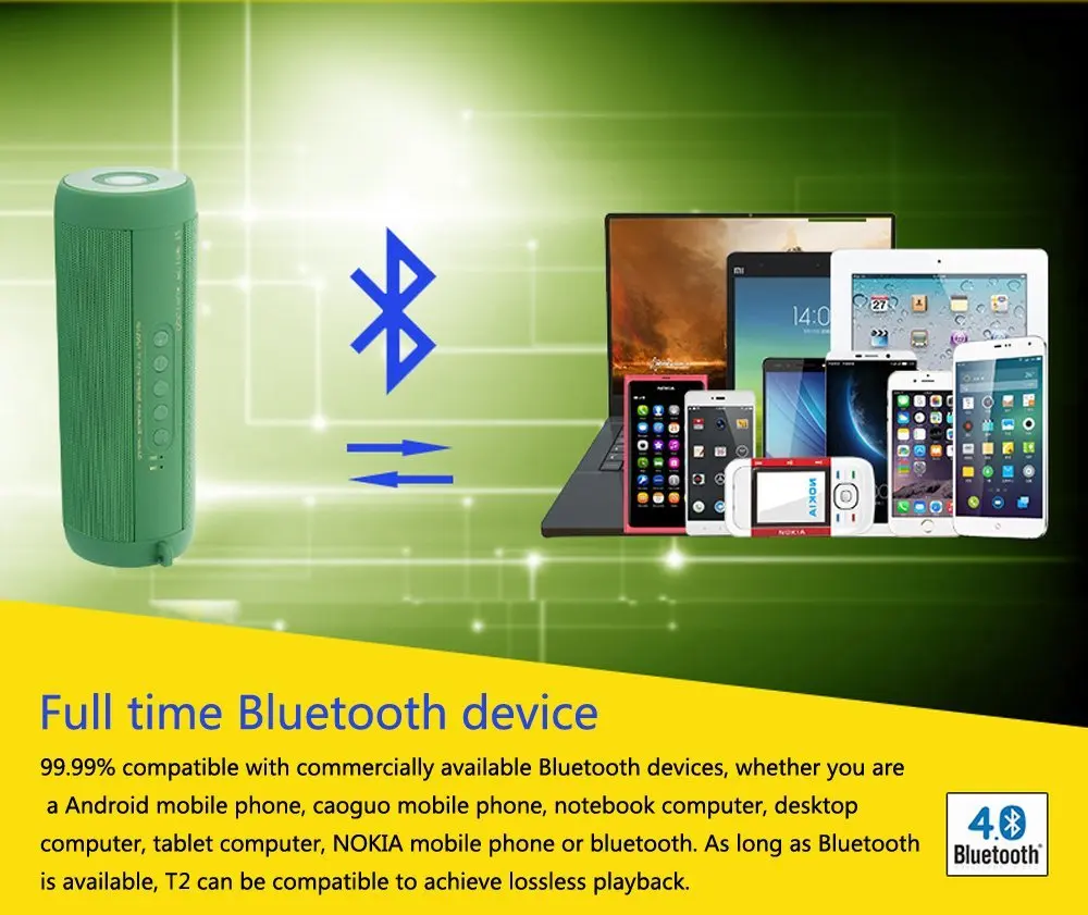 T2 Bluetooth динамик водонепроницаемый портативный открытый беспроводной мини Колонка коробка динамик Поддержка TF карта FM стерео Hi-Fi коробки