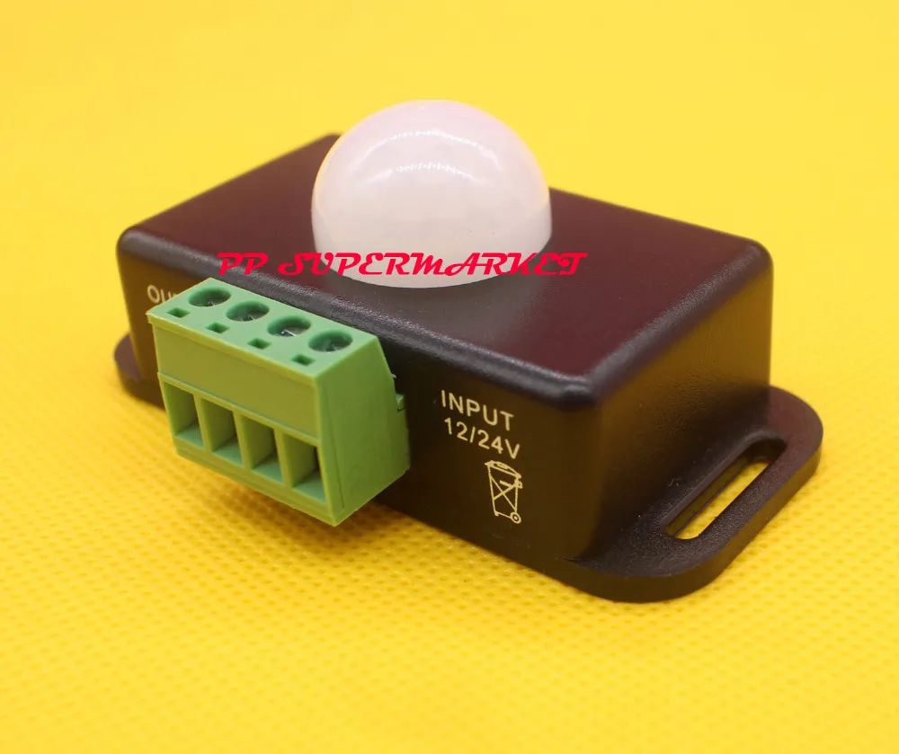 12В-24В 8А Автоматический Инфракрасный датчик движения PIR переключатель для