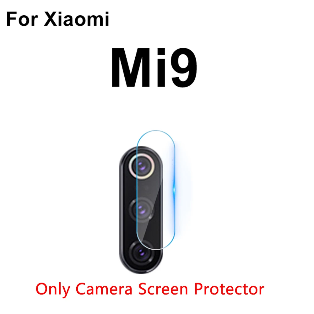 only camera glass 2-в-1 mi 9 Камера объектив из закаленного Стекло на Xiaomi mi 9 mi 9 Защита для экрана камеры Стекло Xao mi 9 mi 9 защитные пленки - Цвет: only camera glass