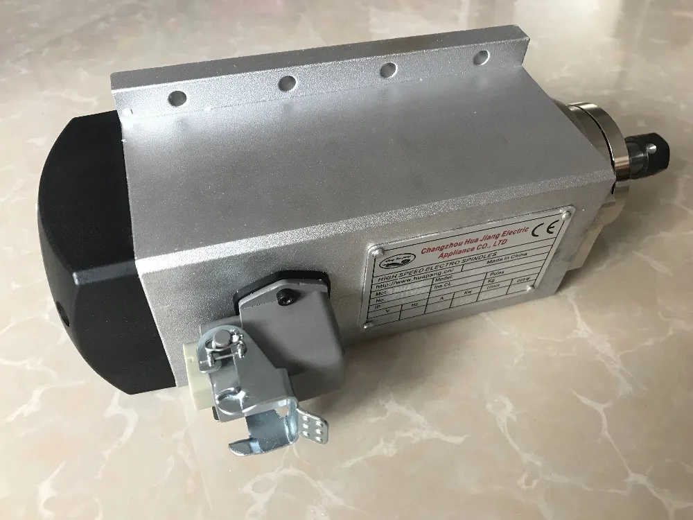 

CNC Router Spindle 1.5KW Spindle Motor 220V/110V ER11 Air Cooled Machine Tool Spindle Square Machine Part For Milling