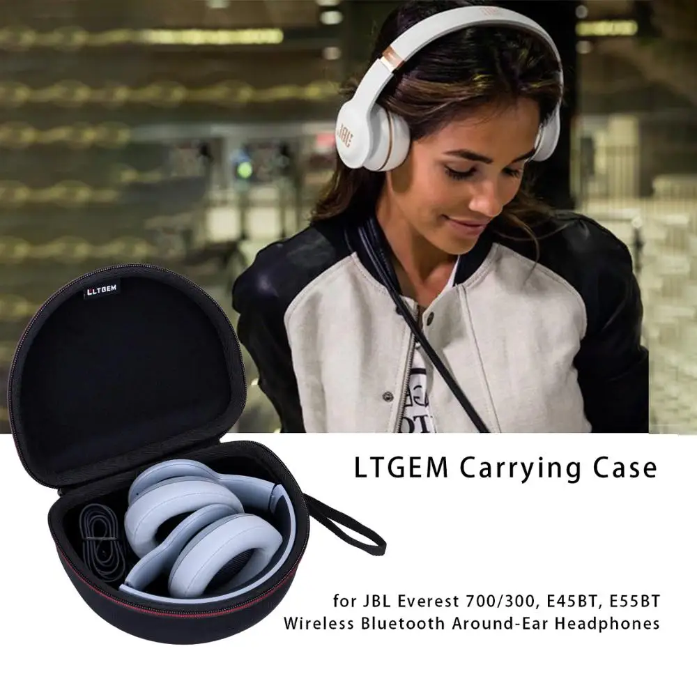 Водонепроницаемый ударопрочный чехол LTGEM EVA для наушников JBL Everest 700/300 E45BT E55BT