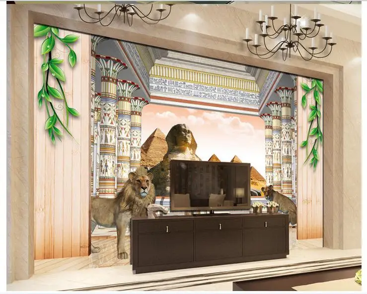 

Customized 3d wallpaper 3d wall murals wallpape type 3 d Roman column TV setting wall of the palace living room photo wallpaper