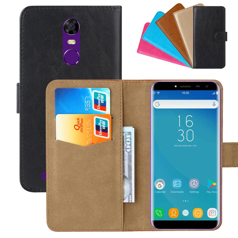 

Luxury Wallet Case For Oukitel C8 PU Leather Retro Flip Cover Magnetic Fashion Cases Strap