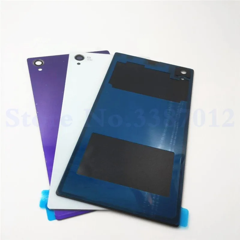 Задняя крышка батарейного отсека стеклянный чехол для Sony Xperia Z1 L39H C6902 C6903 сменный