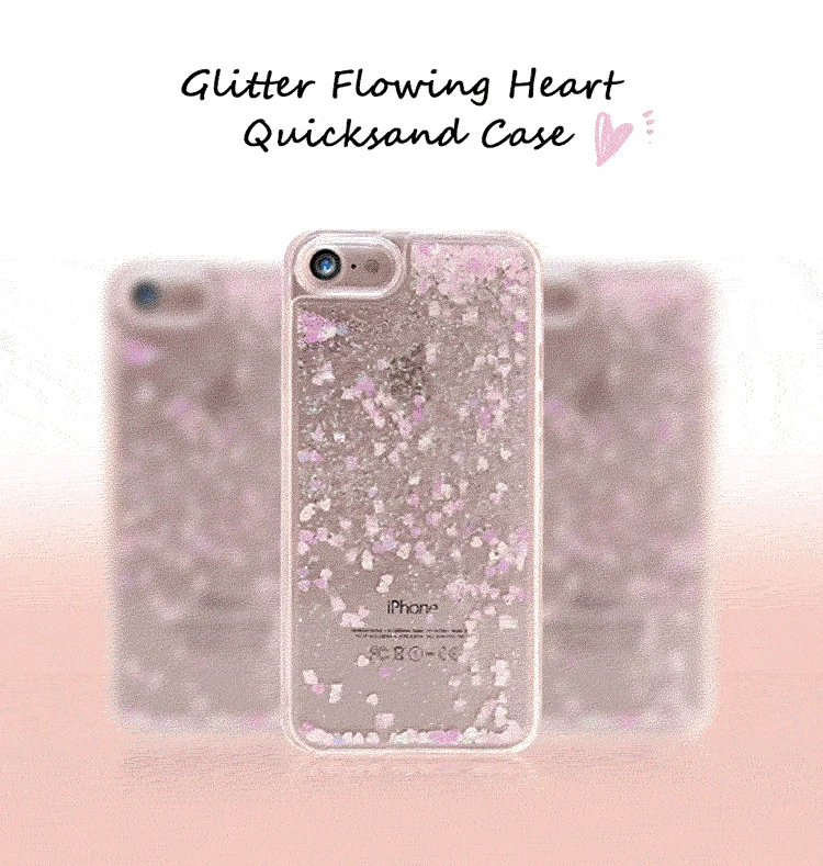 Kisscase Чехол для мобильного телефона Bling Quicksand iPhone 6 6S Plus 5S Обложка блендера ПК SE 5 4S
