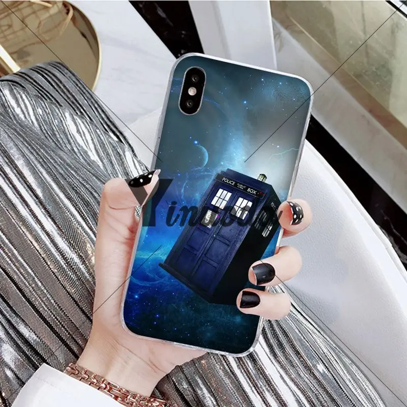 Yinuoda Tardis Box Doctor Who Customer High Quality Phone Case for Apple iPhone 8 7 6 6S Plus X XS MAX 5 5S SE XR Cellphones | Мобильные