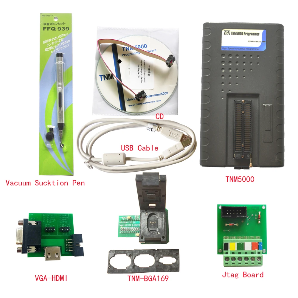 TNM5000 Nand программатор + eMMC Flash BGA169 153 VGA/HDMI к ISP адаптеру Jtag плата для ТВ/ЖК флэш