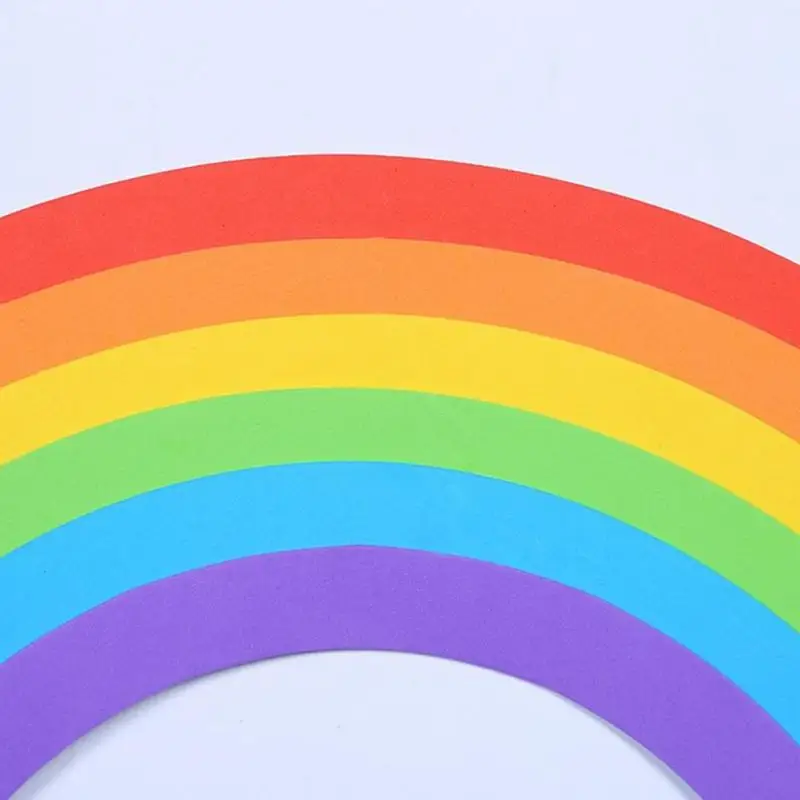 2Pcs/Set 3D Sponge Rainbow Wall Sticker For Kids Room DIY Window Background Decals Home Bedroom Nursery Decor | Дом и сад