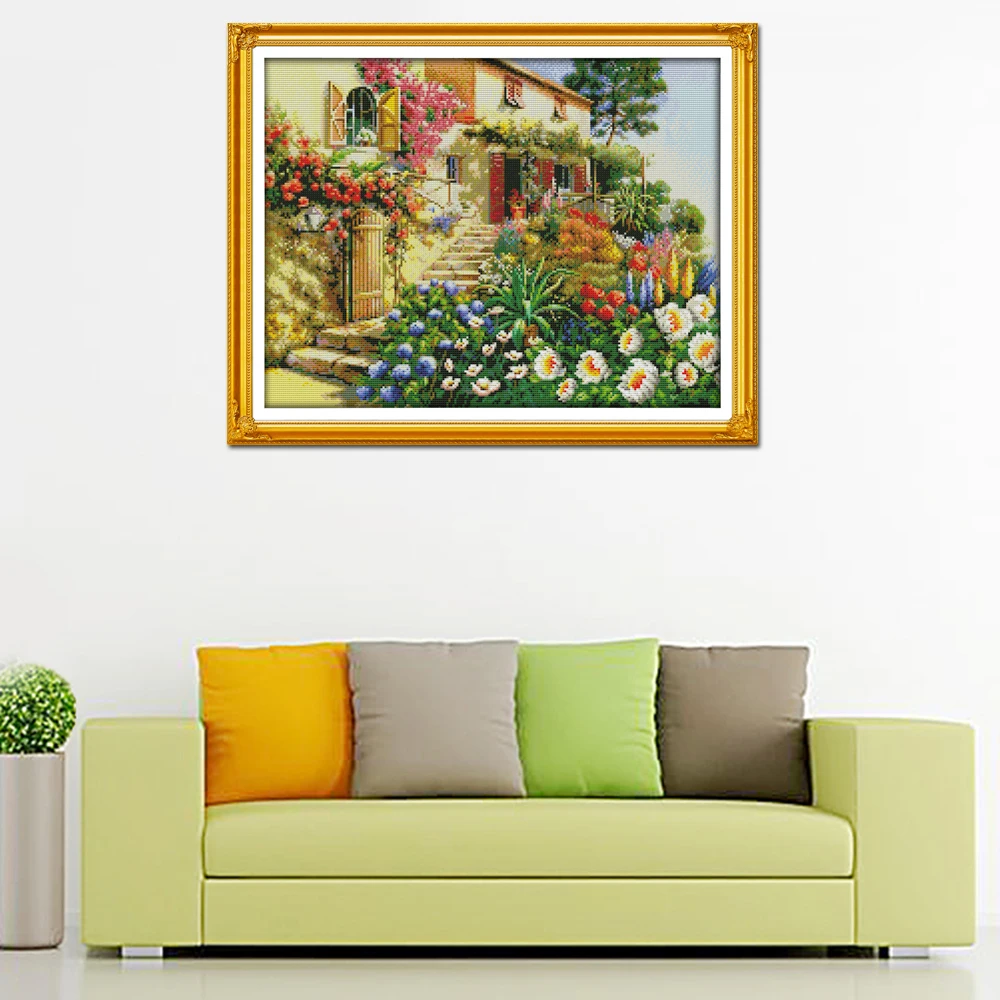 Набор для вышивки Joy Sunday Villa F538(2) 14CT 11CT|cross stitch kits|embroidery cross stitchcounted kits |