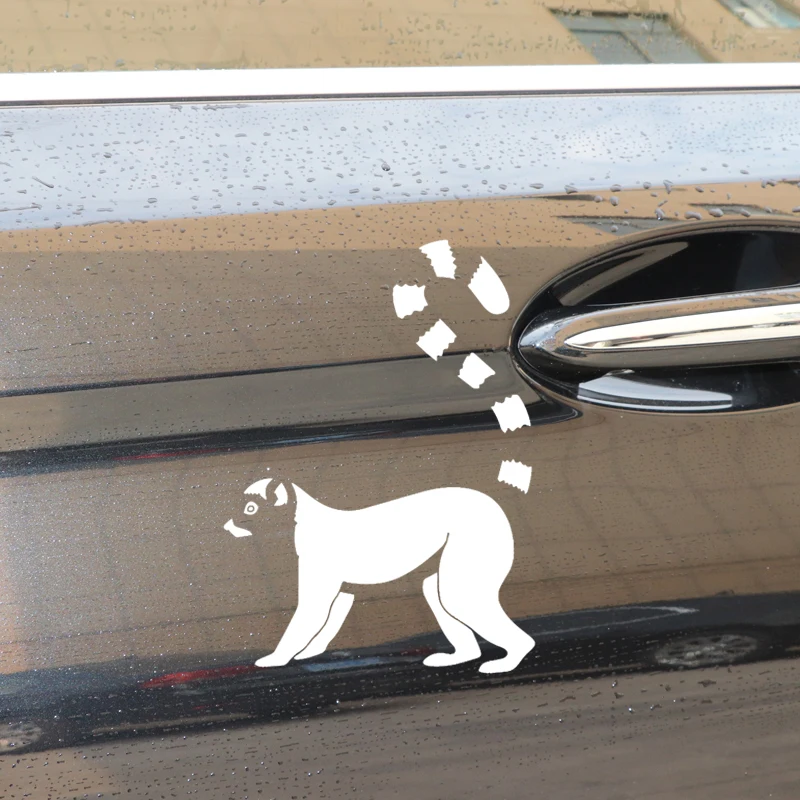 YJZT 12.4CM*17.1CM Meerkat Vinyl Decal Decorate Car Door Stickers Pattern Black/Silver C4-2106 | Автомобили и мотоциклы