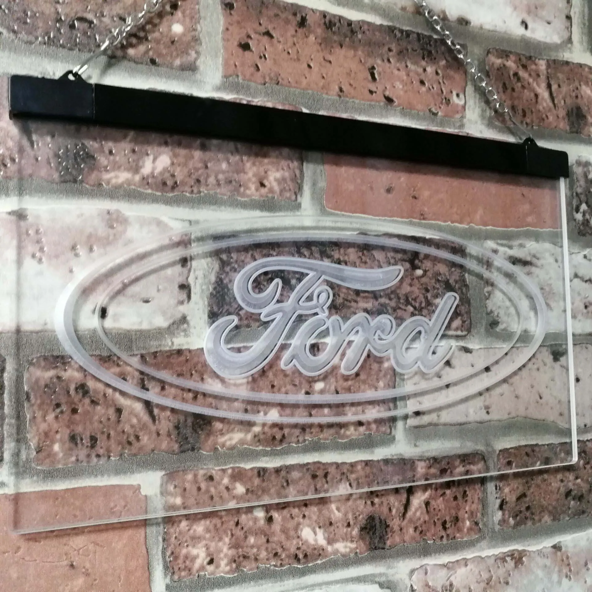 Украшение для автомобиля Ford неоновые светодиодные знаки двойного цвета|Таблички