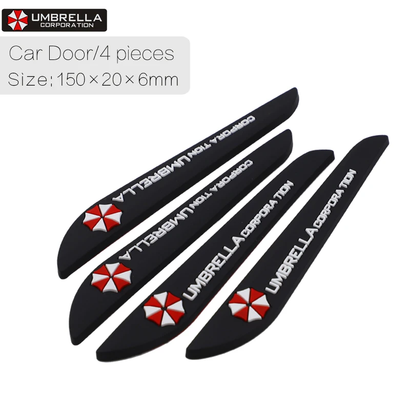 Umbrella black 4pcs Автомобильная Дверь Зеркало заднего вида анти-столкновения полоски царапины протектор края угловая защита для Nissan Audi peugeot Kia Mazda Skoda и т. Д - Цвет: Umbrella black 4pcs