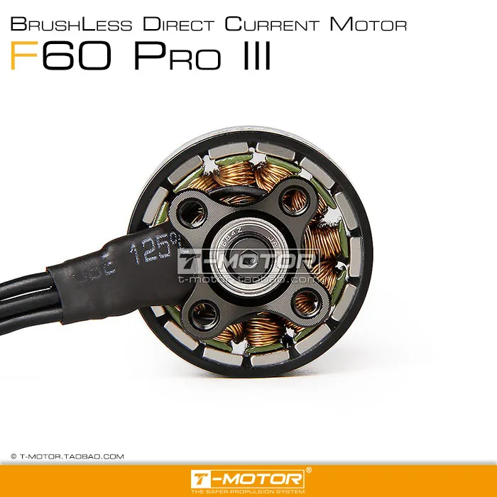 Т-Мотор tмотор F60 PRO III 2207 1750/2500/2700kv бесщеточный Электрический мотор для FPV