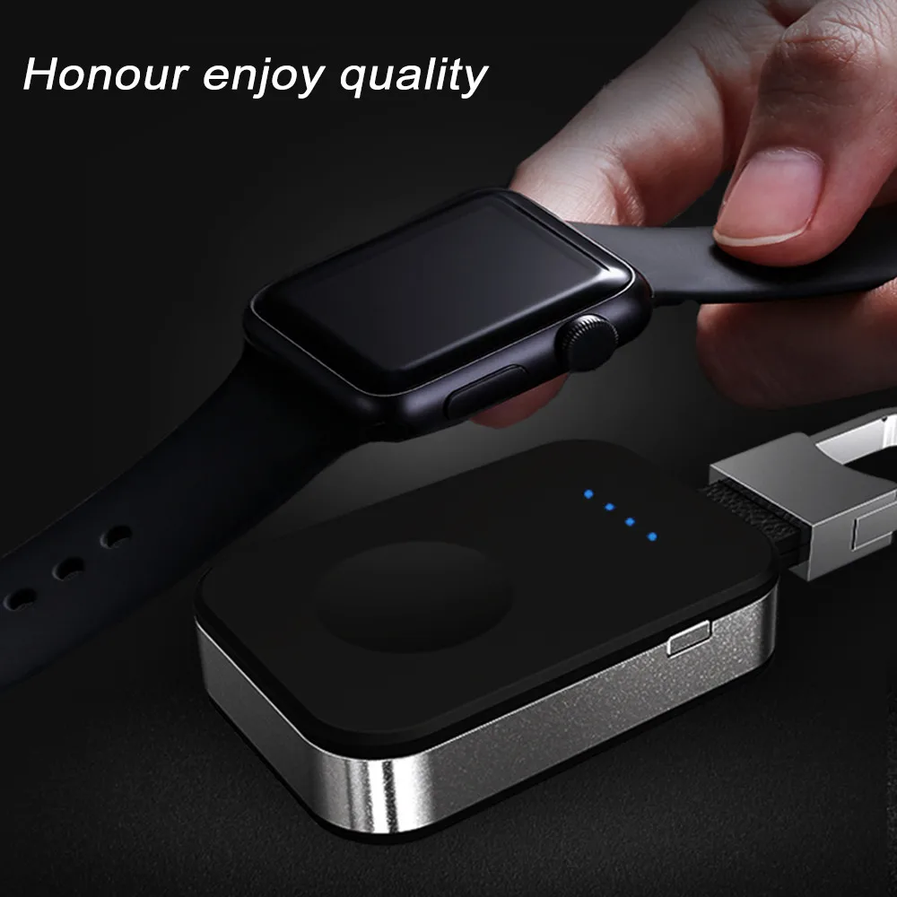 Новинка 2019 Qi Беспроводное зарядное устройство для Apple Watch 38 42 мм iWatch портативный