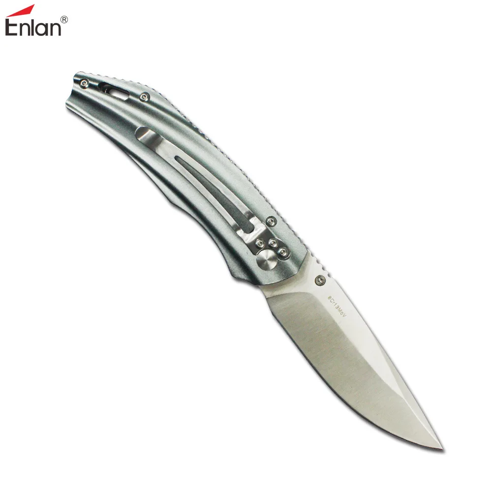 Enlan EW042 складной нож 8Cr13Mov лезвие алюминиевая ручка Открытый выживания кемпинг Po ket