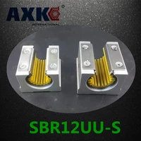 free shipping sbr12uu 12mm linear ball bearing block cnc router sbr12 s linear guide corrosion resistant dust proof plastic