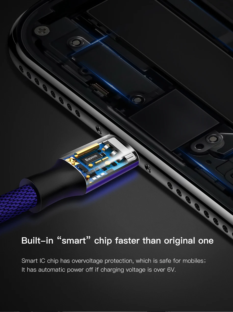 Кабель Micro USB Baseus, кабель для быстрой зарядки и передачи данных, кабель для зарядного устройства Microusb для samsung, Xiaomi, Redmi, Android, кабель для мобильного телефона