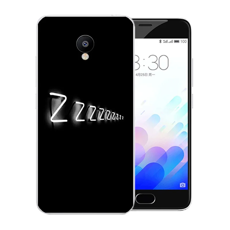 For Meizu M3/Meizu M3 Mini Black Matte Phone Case M3S/Meizu M3S Bag Hook Pattern Silicone Soft Full Protect Shell |