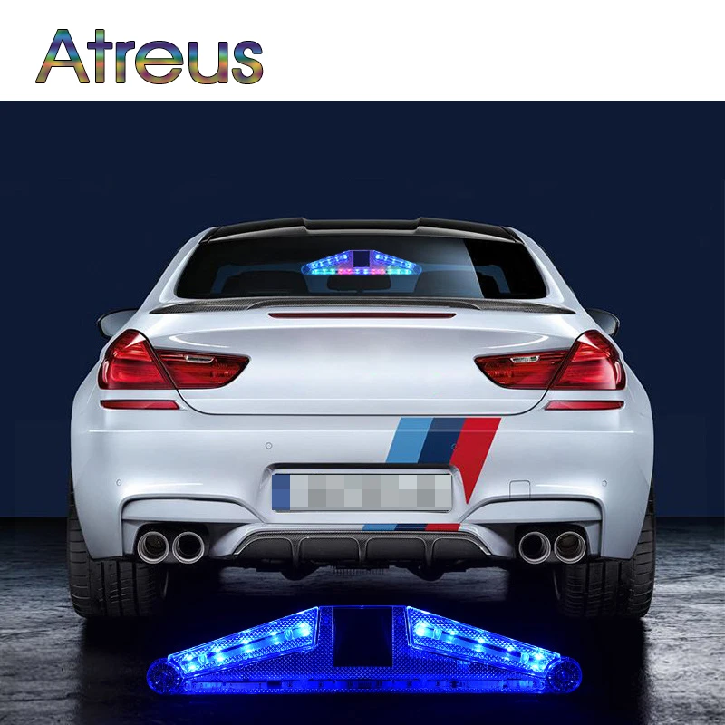 Atreus Автомобильный светодиодный стробоскоп для Ford focus 2 3 Mazda 6 Volvo аксессуары