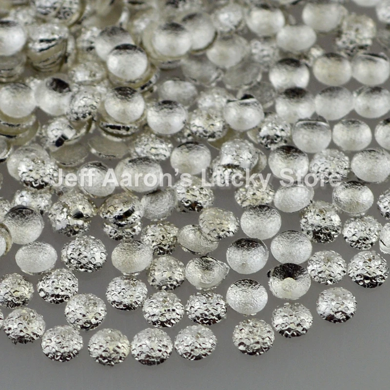 500 шт золотистого и серебряного матового металла 3d украшения для ногтей 2 мм 1